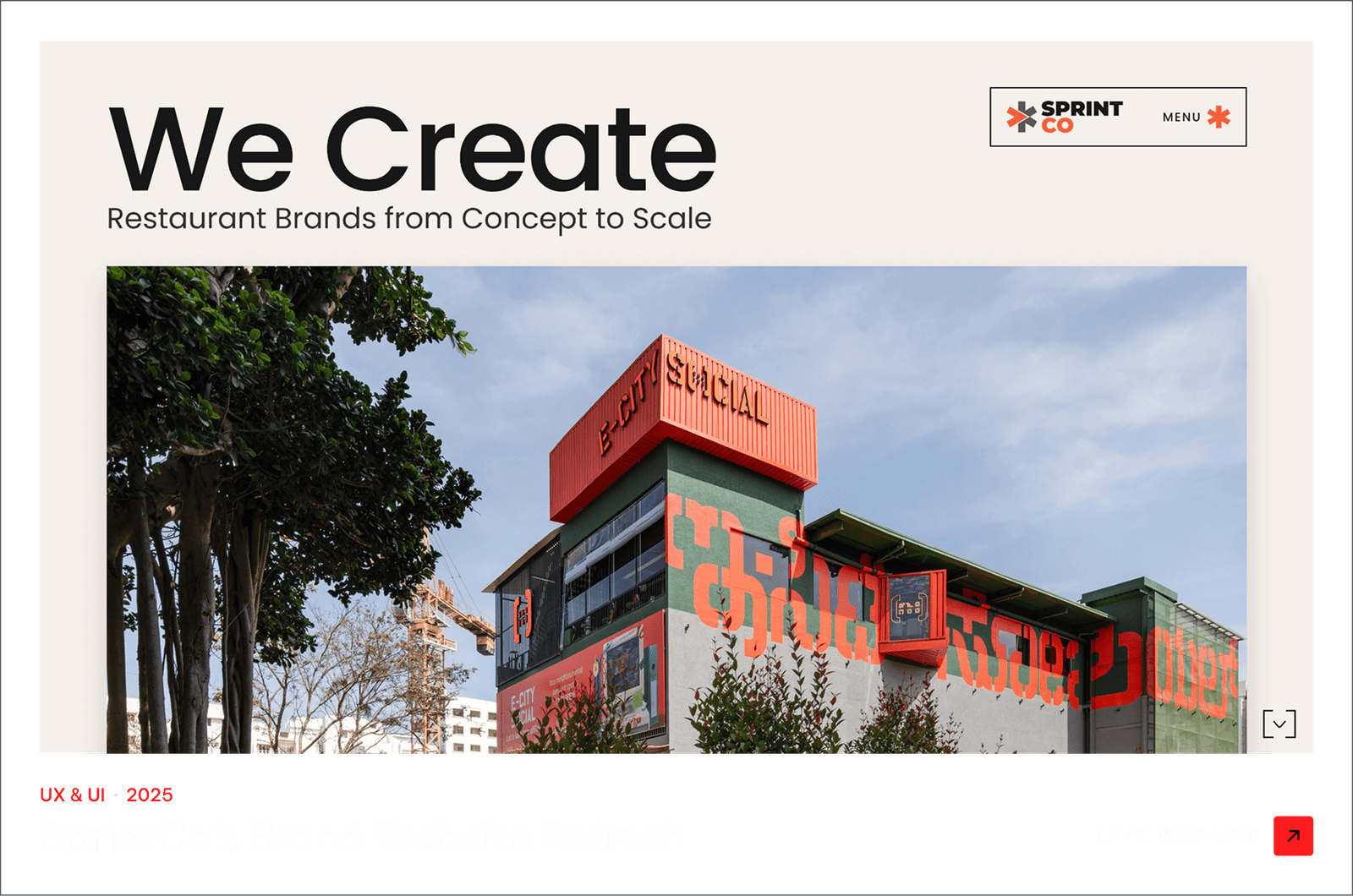 SprintCo's Brand Website