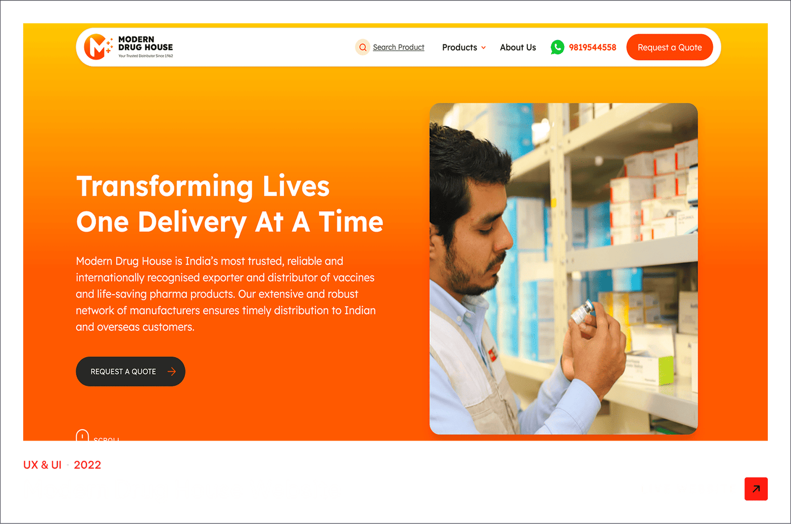 Modern Drug House Website